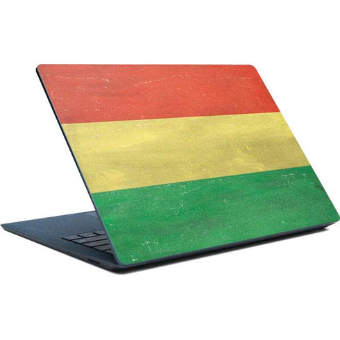 Bolivia Flag Distressed Surface Laptop Skin